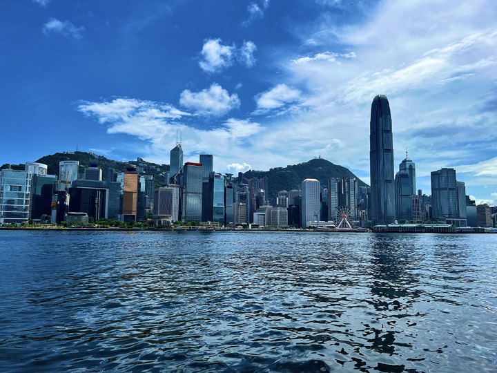 维多利亚港城市景色